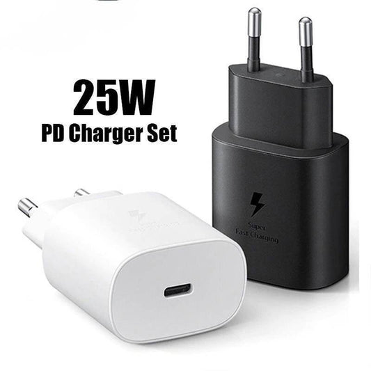 Samsung 25W Charger with Type C to Type C Cable